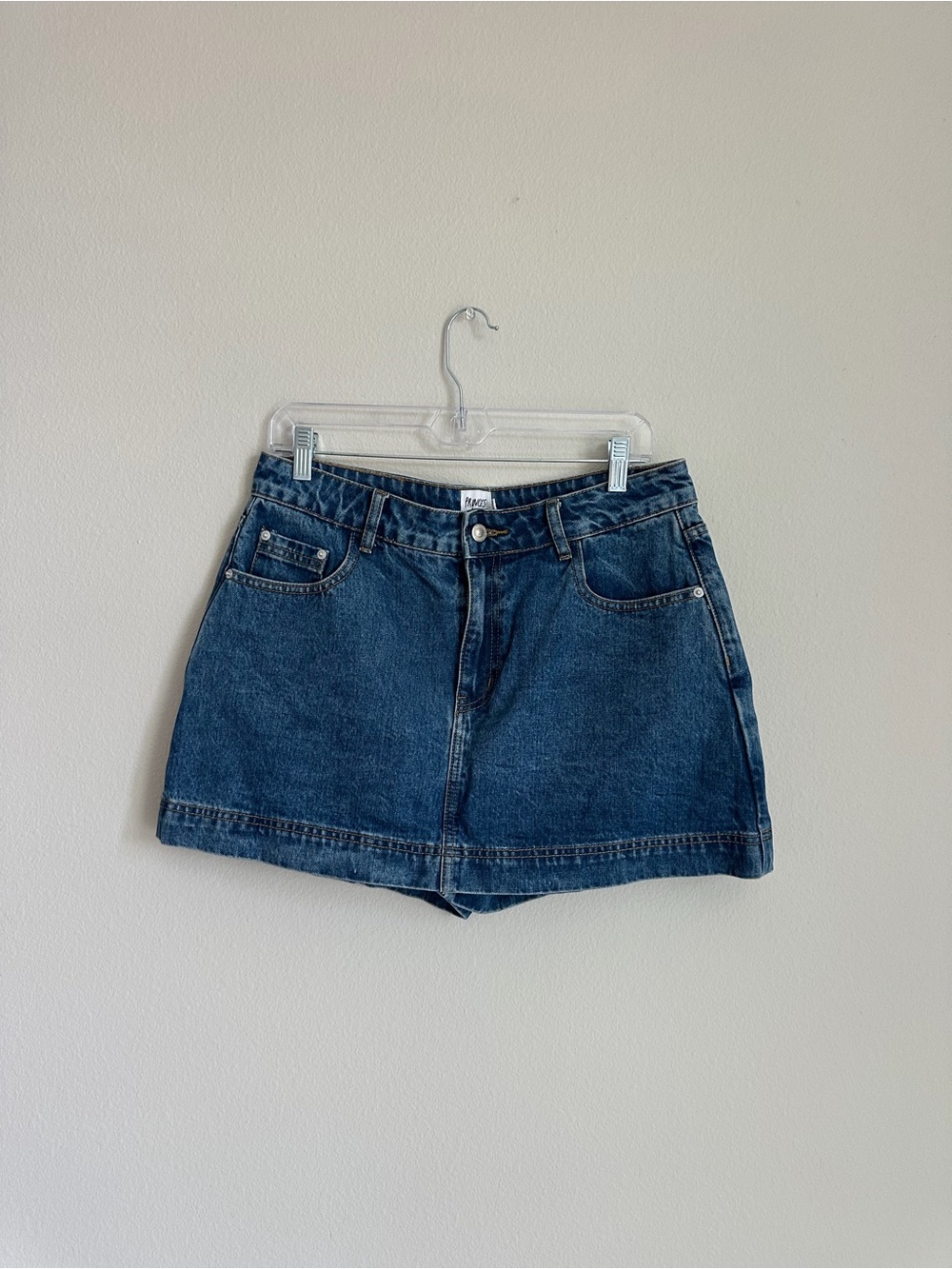 Princess Polly Blue Denim Mini Skort